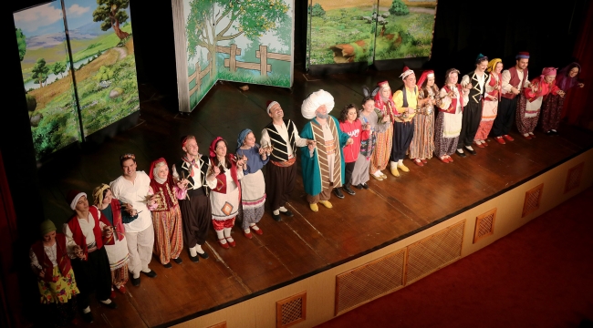 'Nasreddin Dede' oyunu 3 kez sahne yaptı