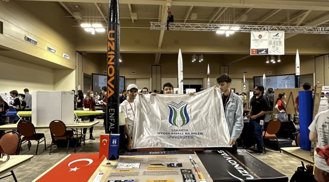 SUBÜ'nün roket takımı ABD'de yarıştı